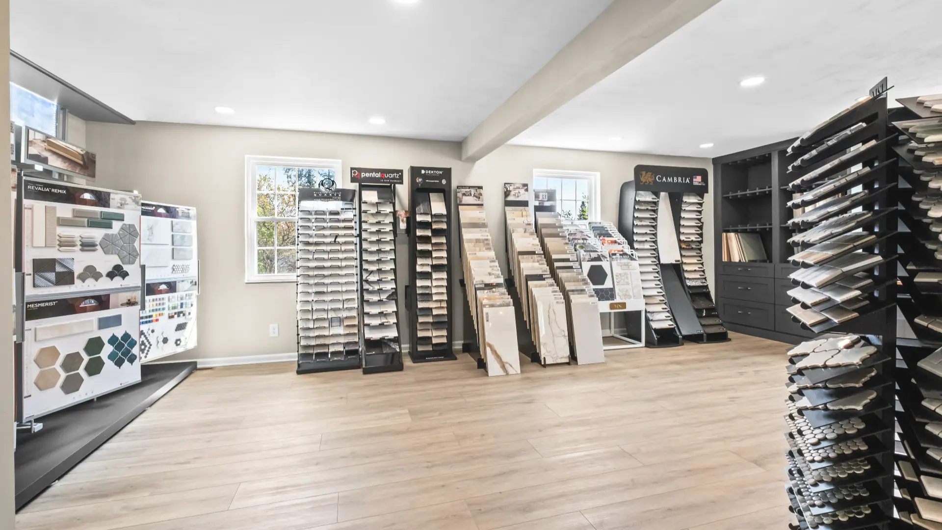 Our Design Center Showrooms Offer a Wide Selection of Stylish and Modern Kitchen and Bath Products, Including Cabinets, Counter Tops, Flooring, Faucets, Hardware and Accessories to Add the Perfect Combination of Beauty and Function to Your Home.