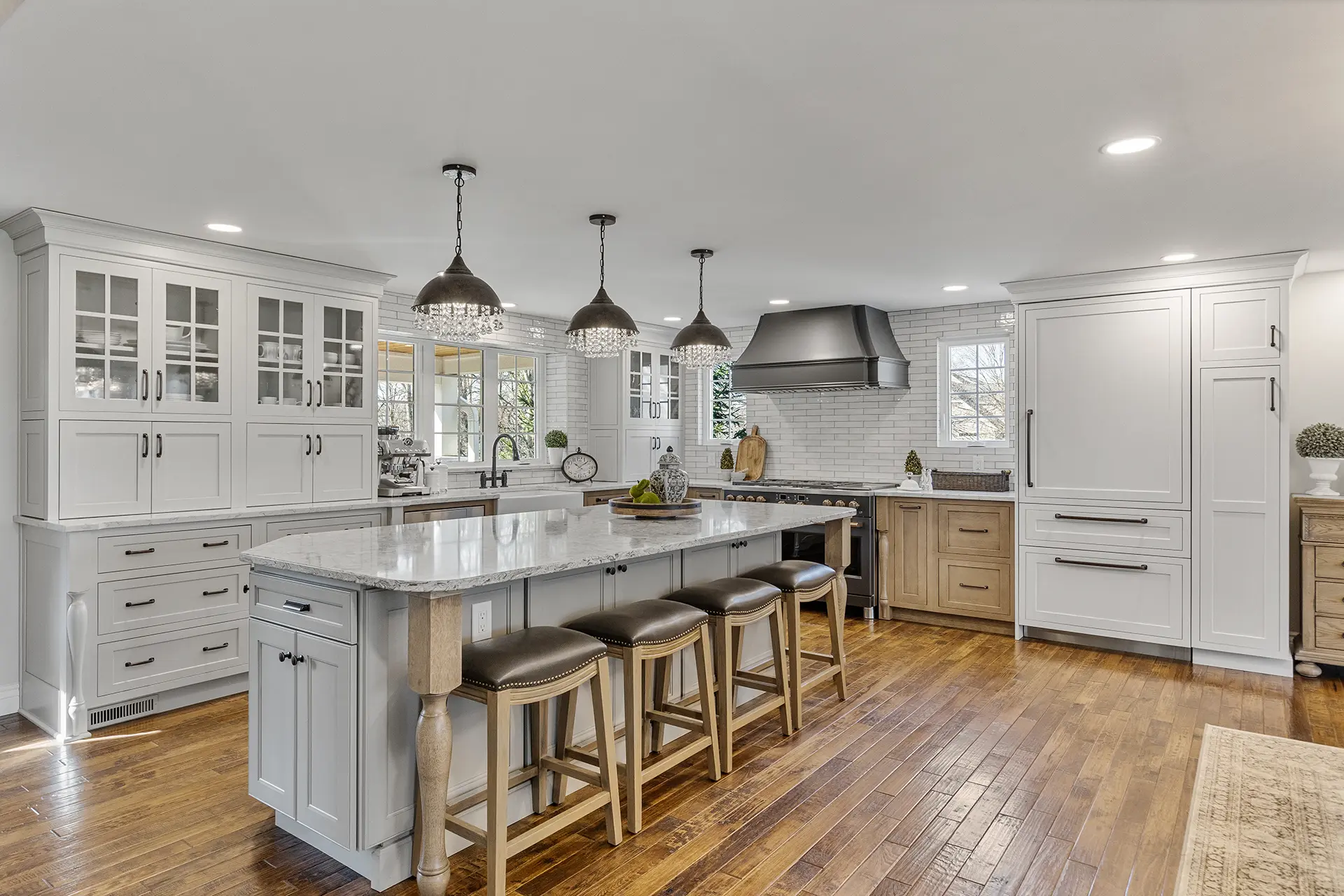 Wexford design-build showroom featuring a luxury kitchen display