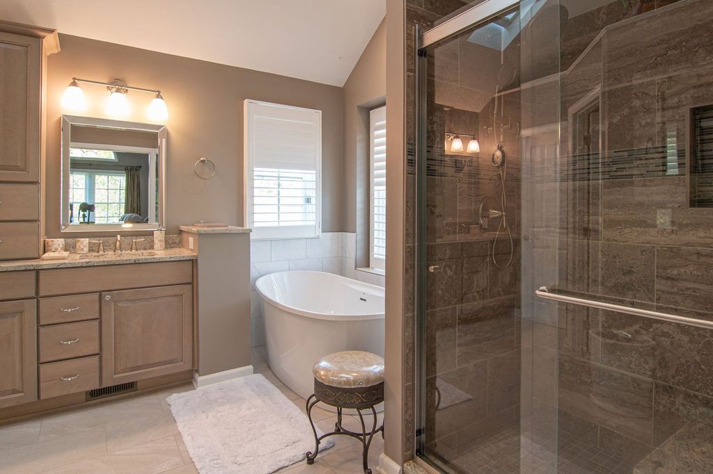 Completed bathroom remodel in Venetia, PA