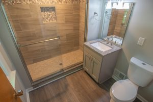 Completed bathroom remodel in Bethel Park, PA
