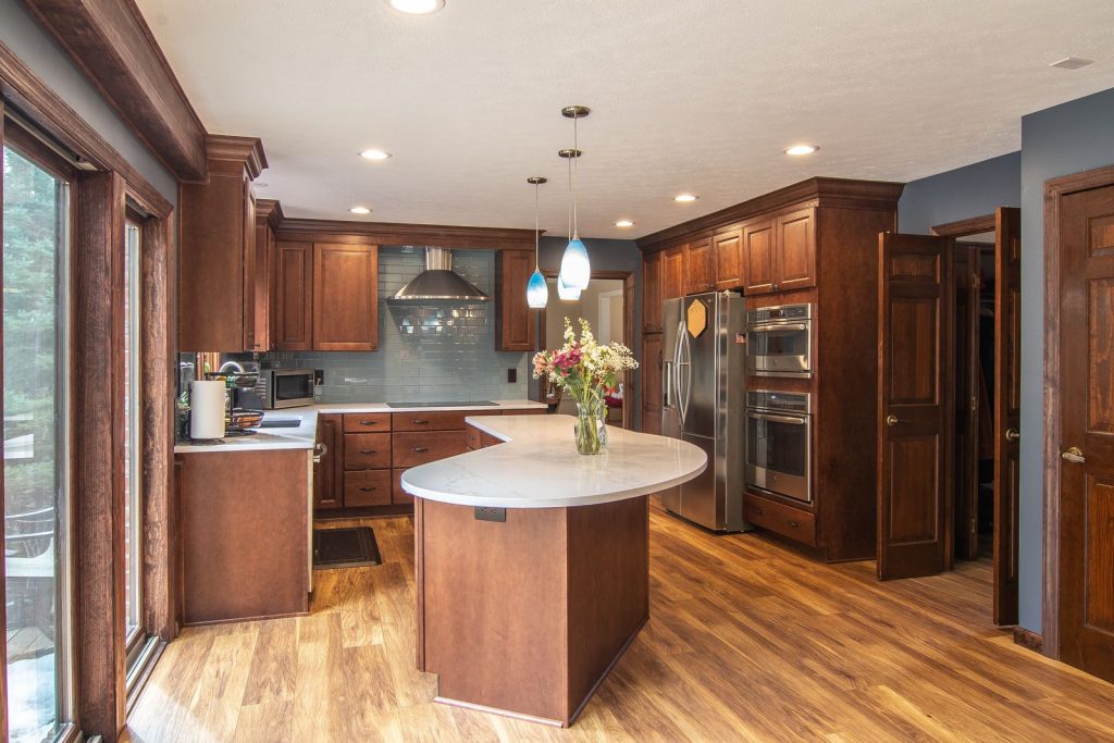Completed kitchen remodel in Moon Township, PA
