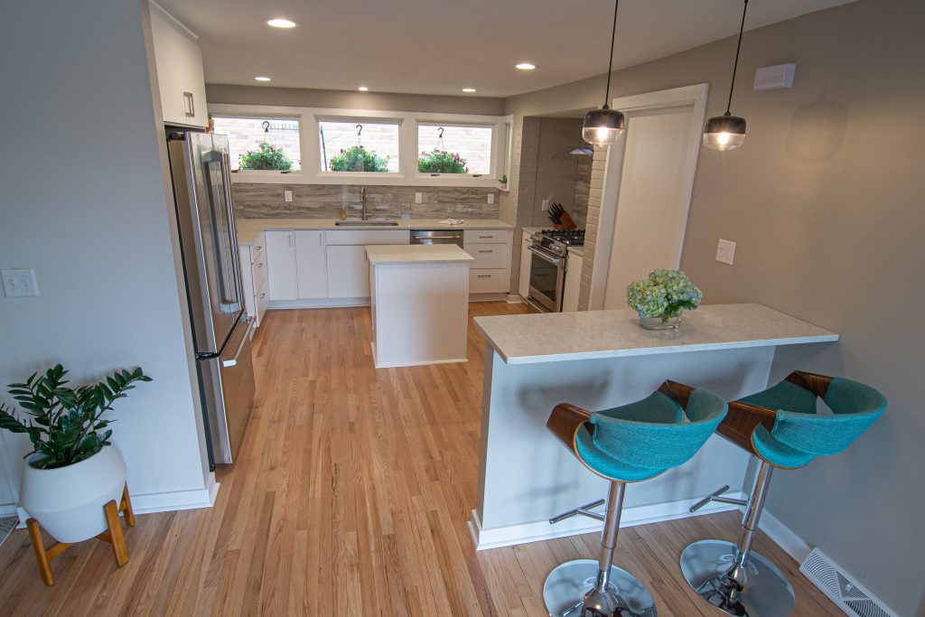 Completed kitchen remodel in Mt. Lebanon, PA