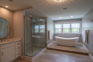 Completed bathroom remodel in Mars, PA