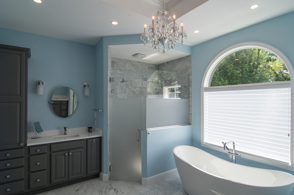 Completed bathroom remodel in Mt. Lebanon, PA