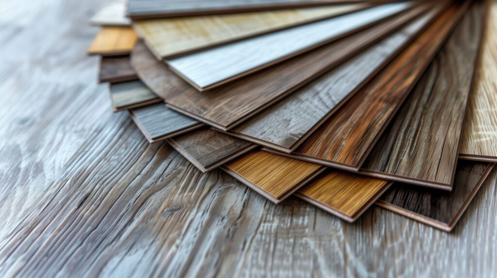 Luxury vinyl plank flooring installation