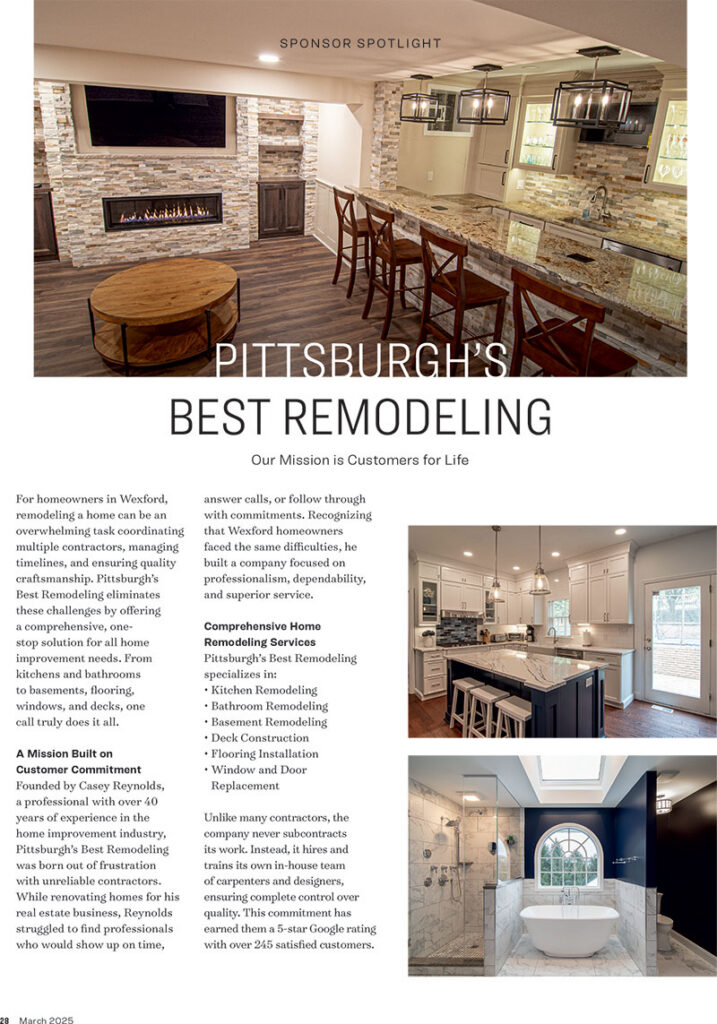 Pittsburgh remodeling award badge