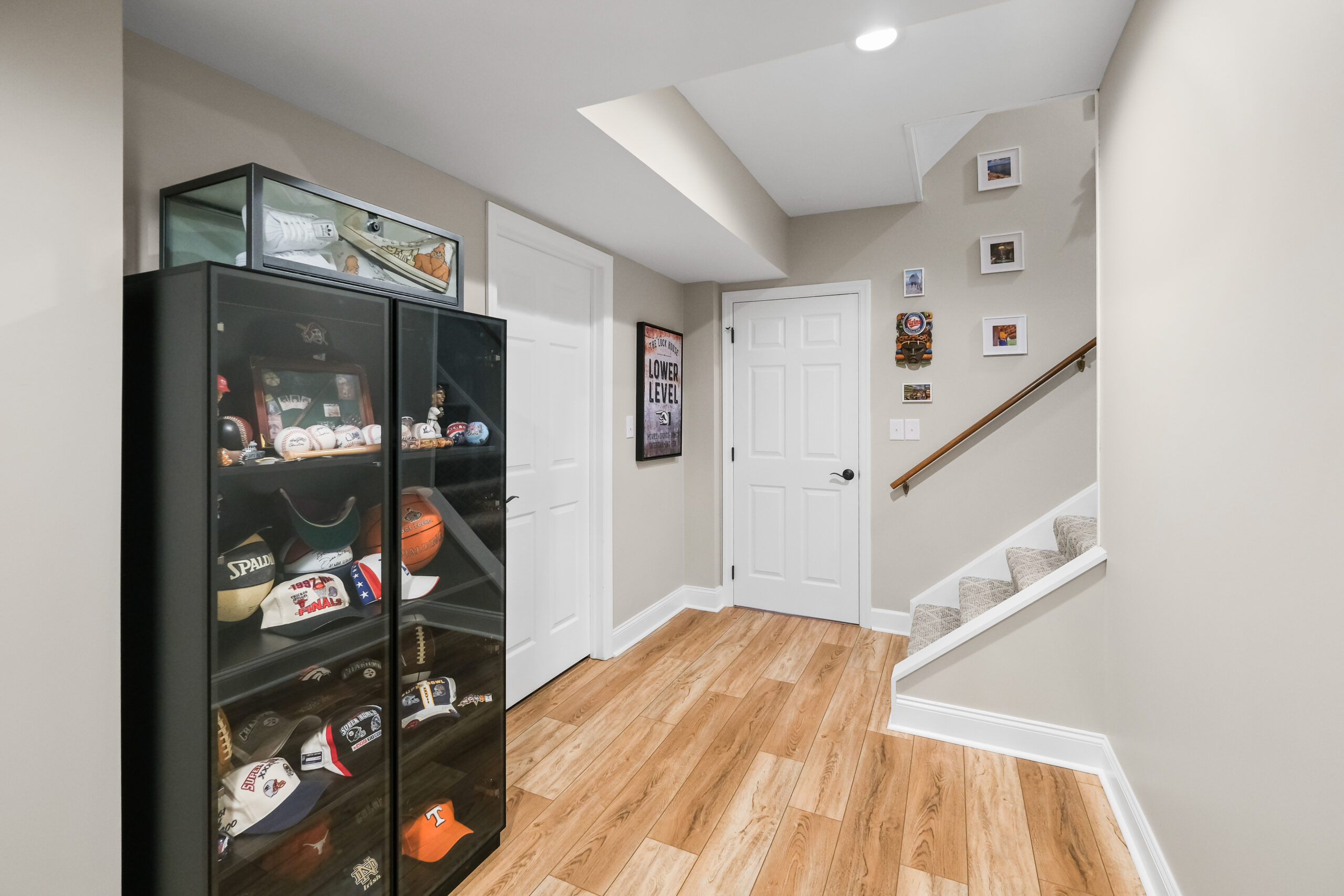 Finished basement remodel in Murrysville, PA