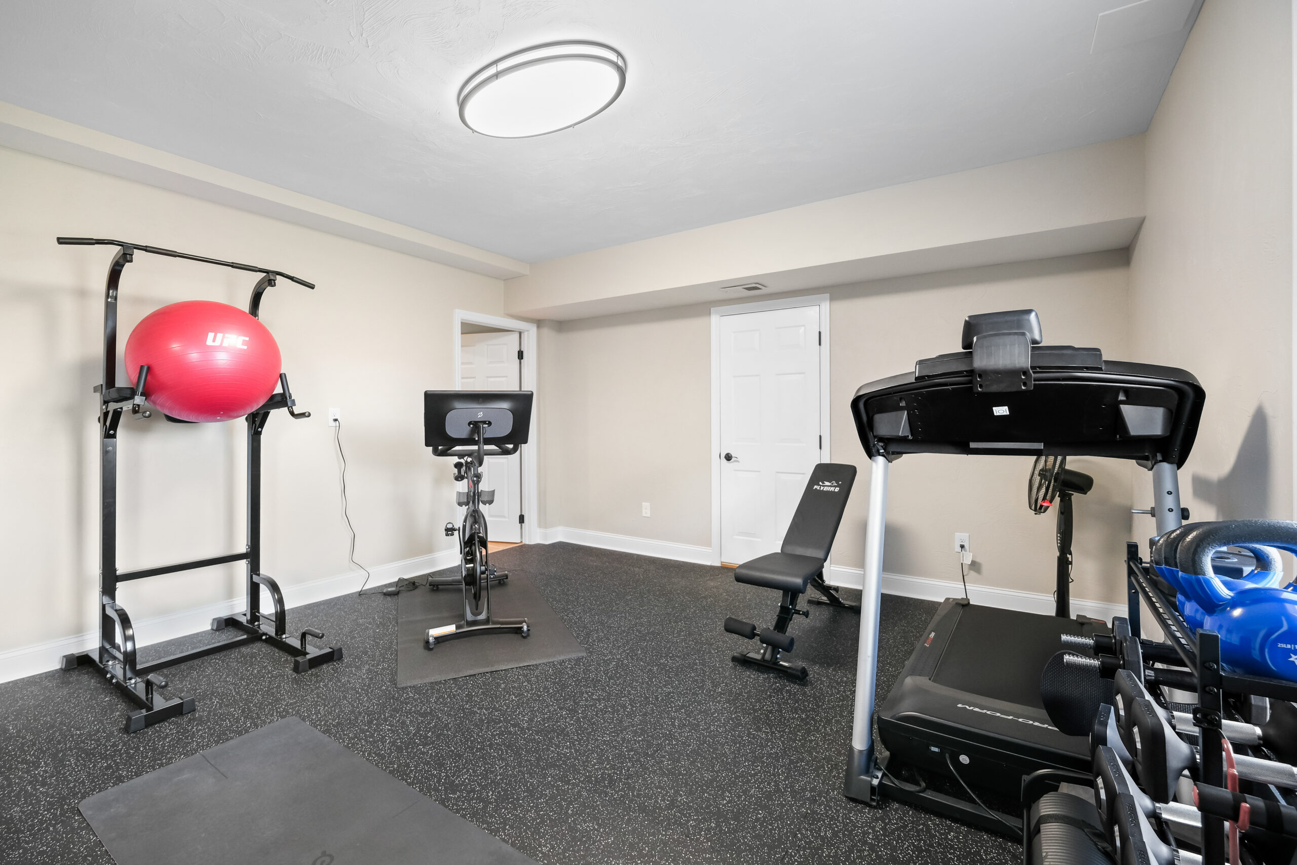 Finished basement remodel in Murrysville, PA