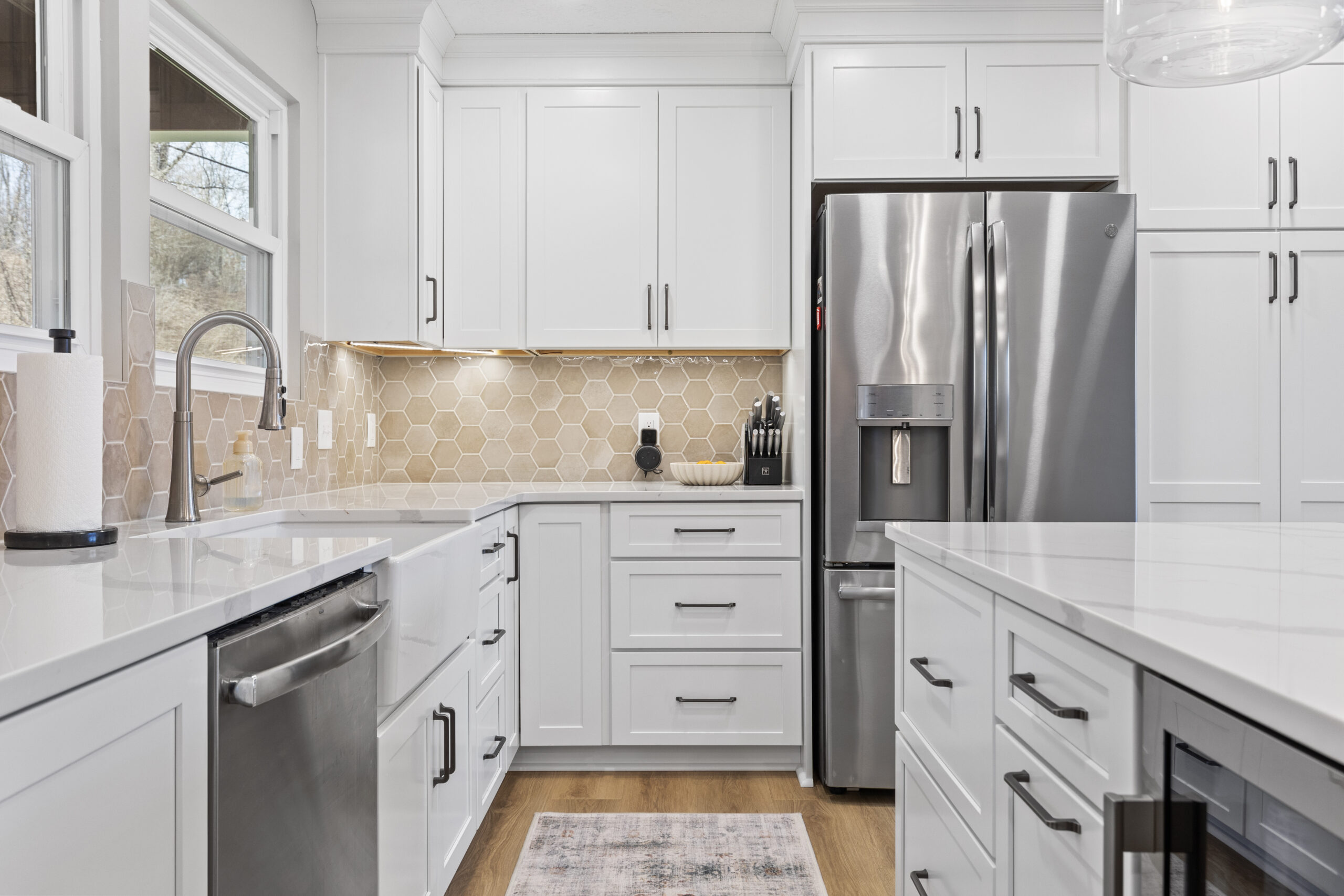 Completed kitchen remodel in Coraopolis, PA