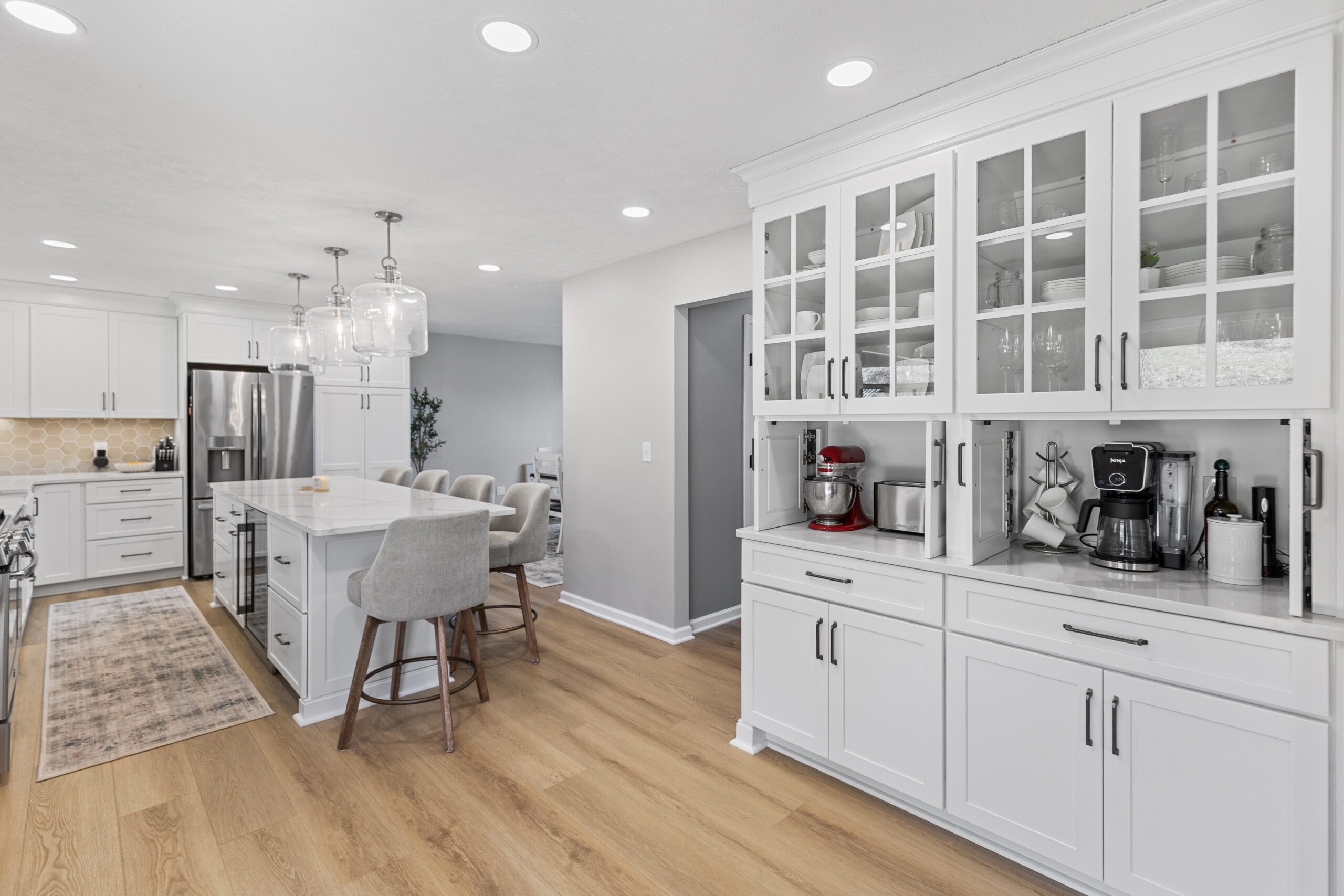 Completed kitchen remodel in Coraopolis, PA