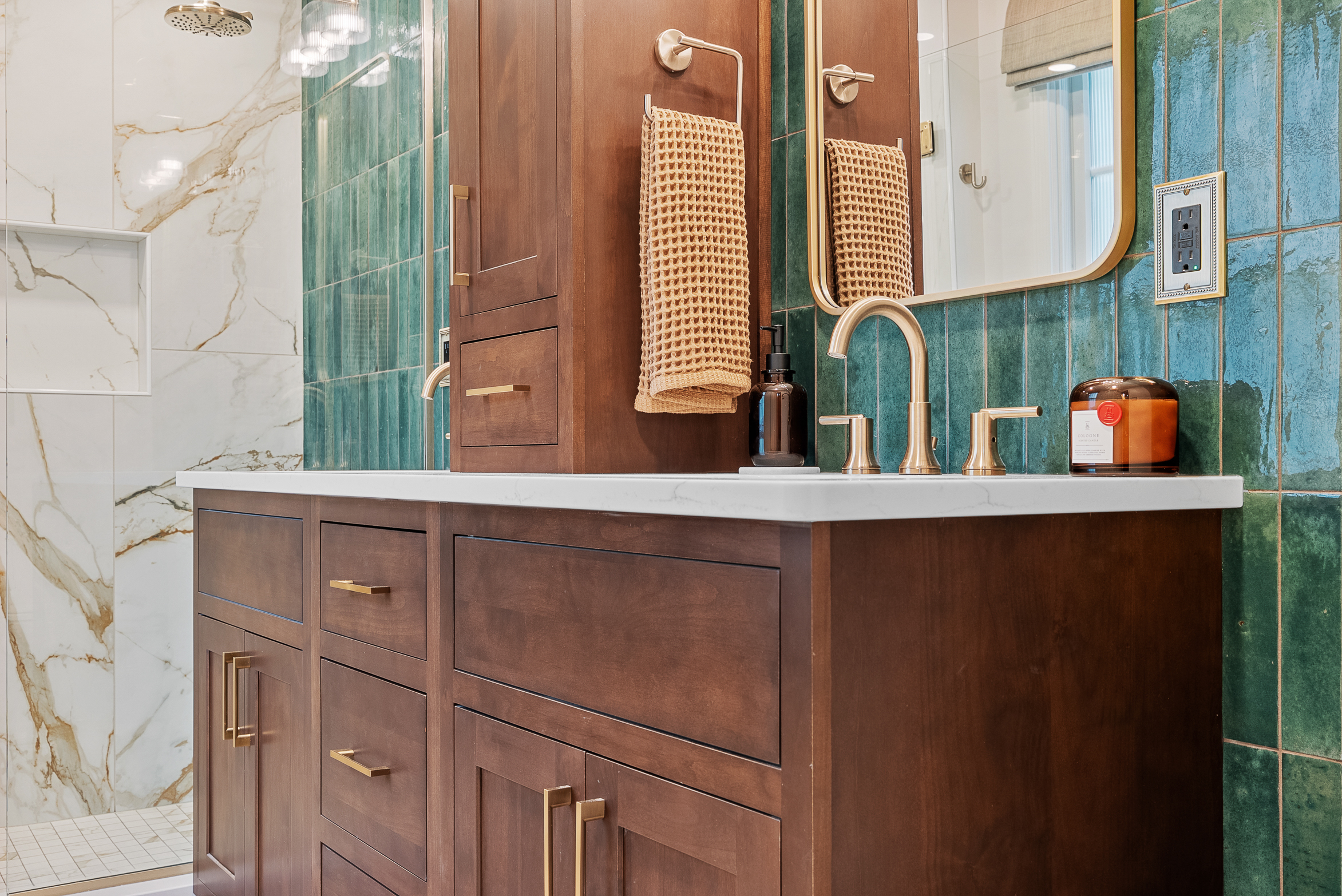 Completed bathroom remodel in Franklin Park, PA