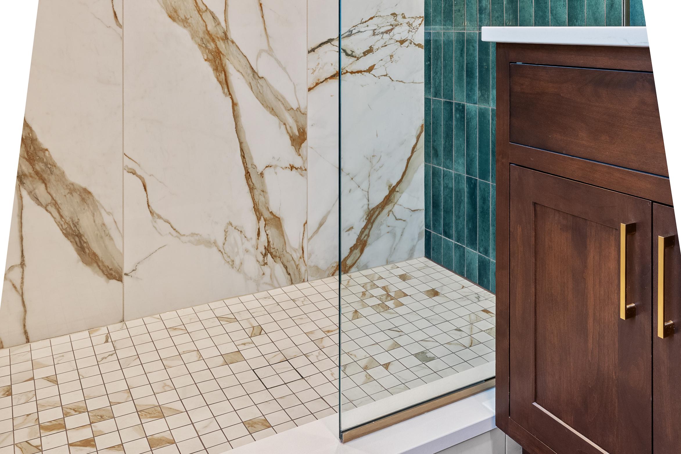 Completed bathroom remodel in Franklin Park, PA