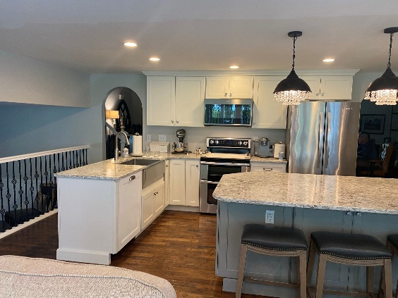 Cranberry kitchen before remodel.